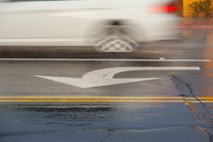 Fault in a Left-Turn Car Crash