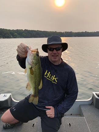 Lawyer Charles D. Slane fishing