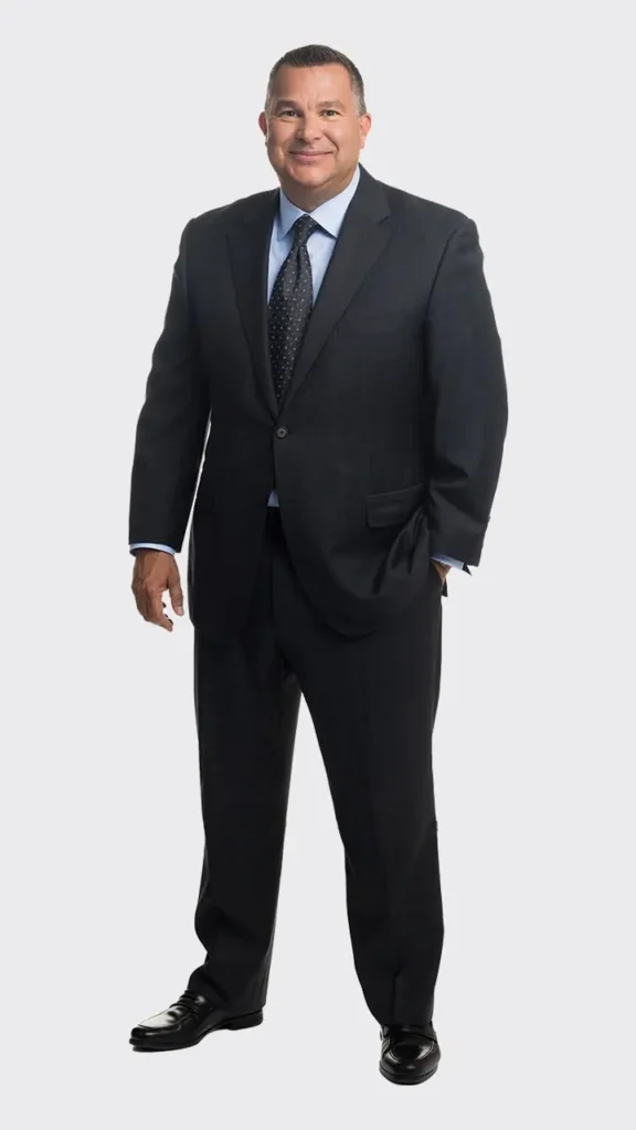 Attorney Steve Terry on Gray Background
